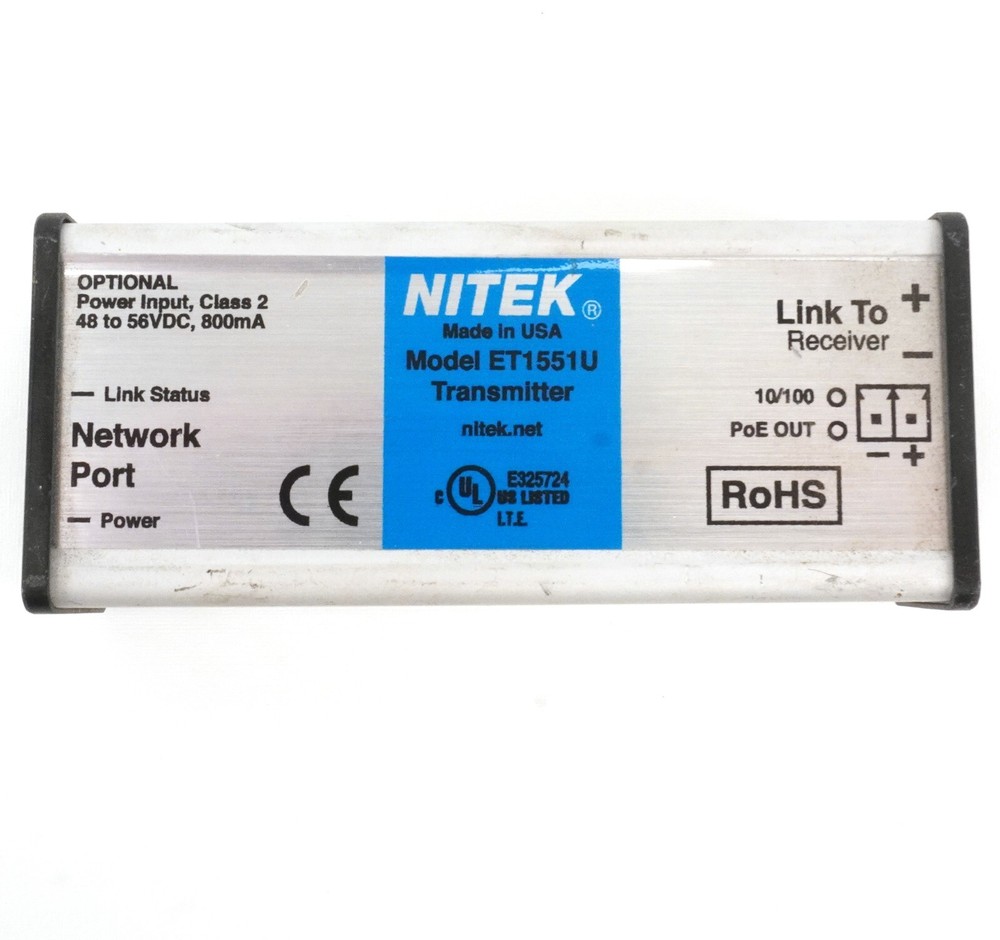 NITEK ET1501U NETWORK EXTENDER TRANSMITTER