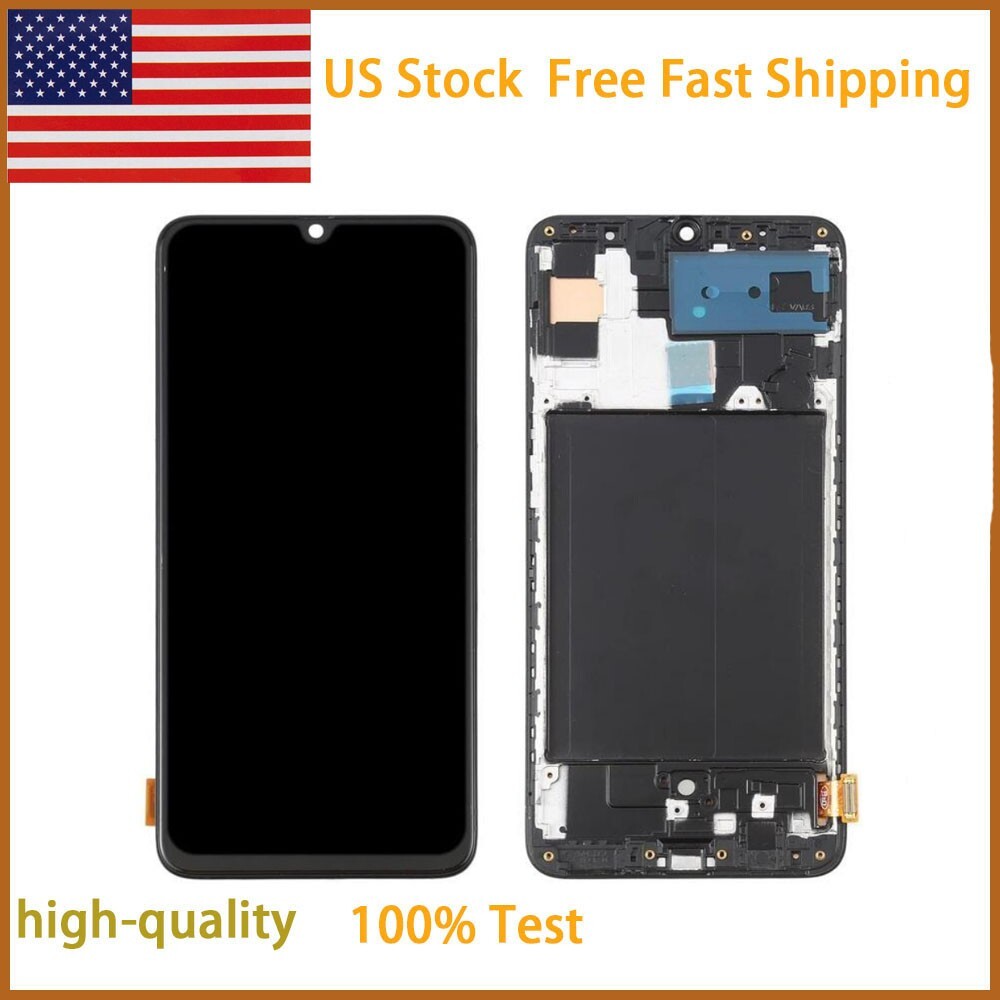 For Samsung Galaxy A70 A705 LCD Display Touch Screen Digitizer Frame Replacement