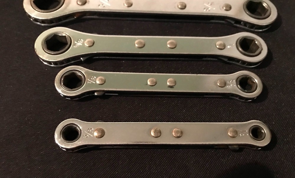 Ratcheting Box End Wrenches - Set of 5