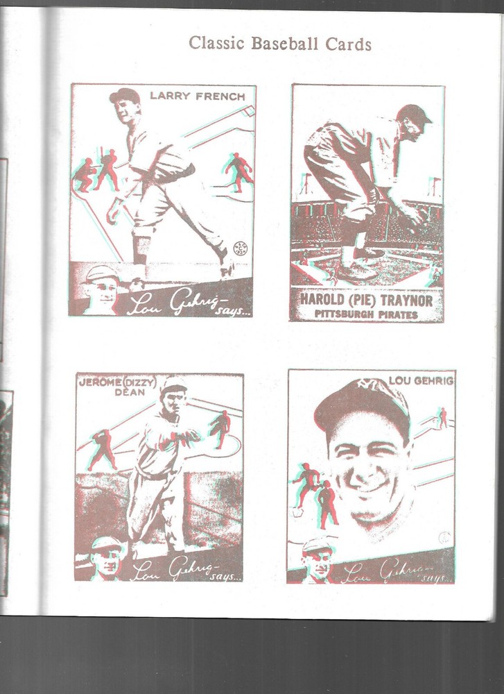 Baseball Thrills 3-D (1990) Includes 3-D Glasses