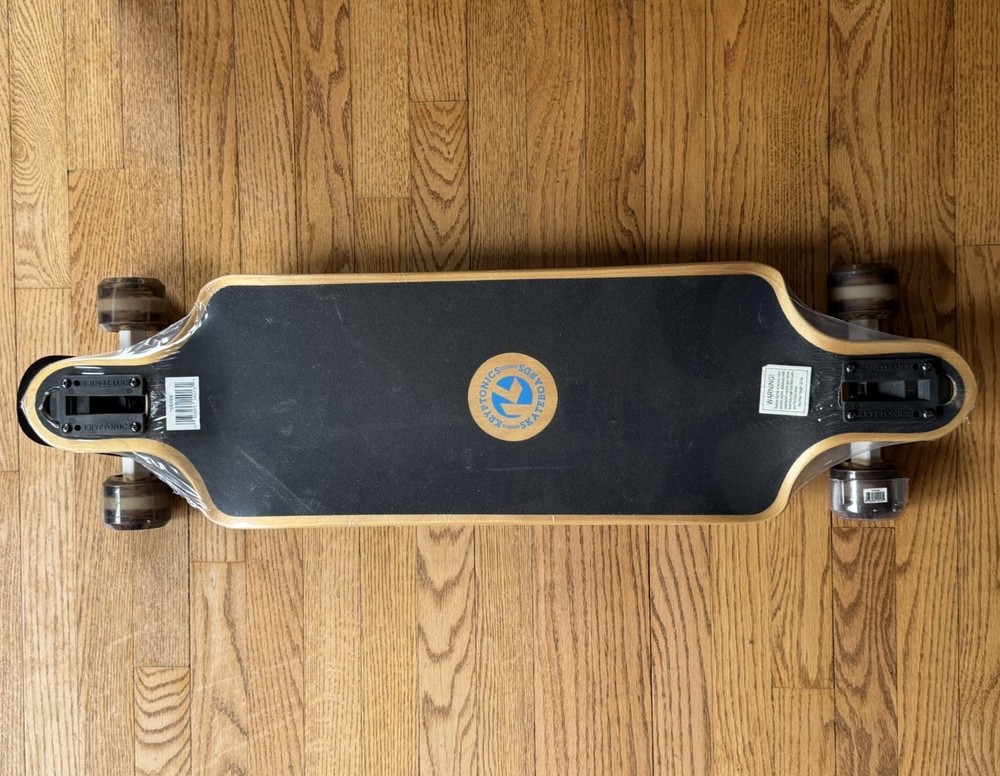 Kryptonics The Force 34” Pintail Longboard Skateboard w/ Translucent Wheels