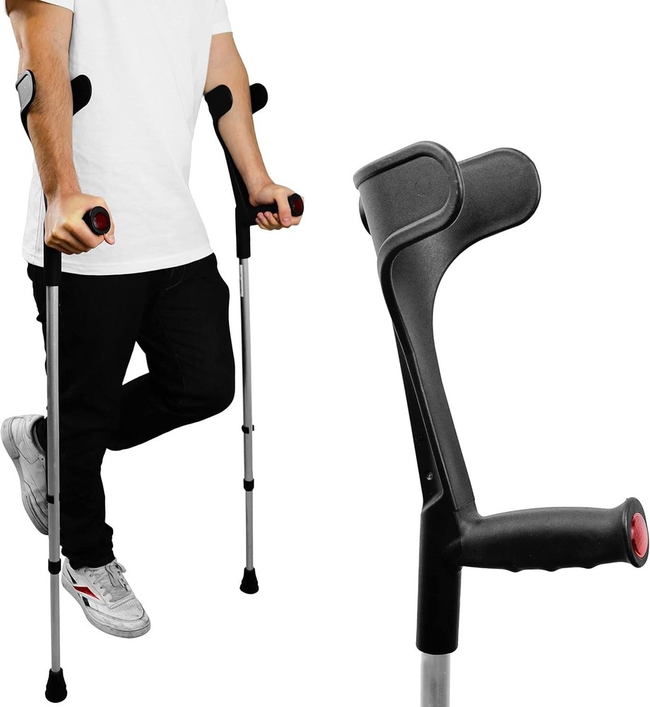 Lightweight Adjustable Forearm Crutches x2