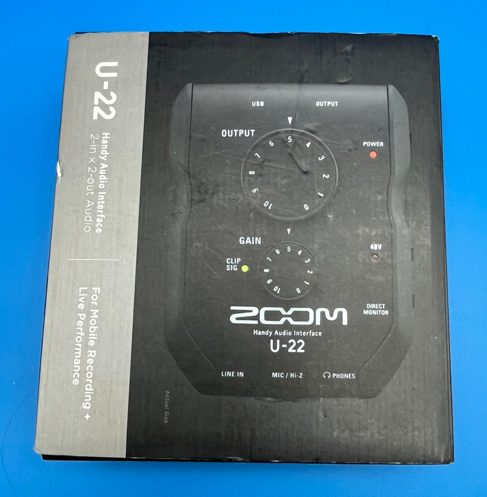 Zoom U-22 Handy Audio Interface 120US