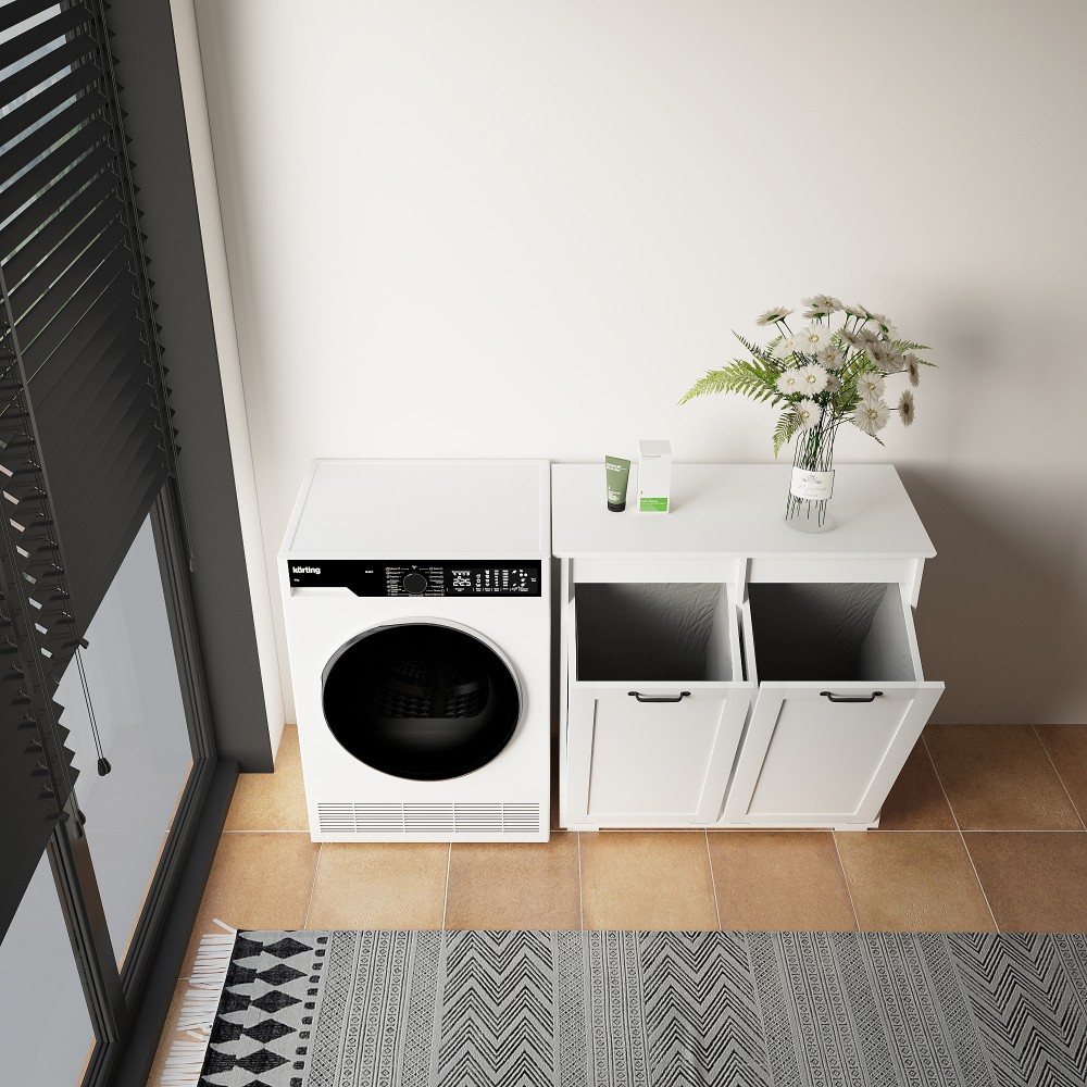 Modern Laundry Cabinet ,with 1 Removable Liner Bags