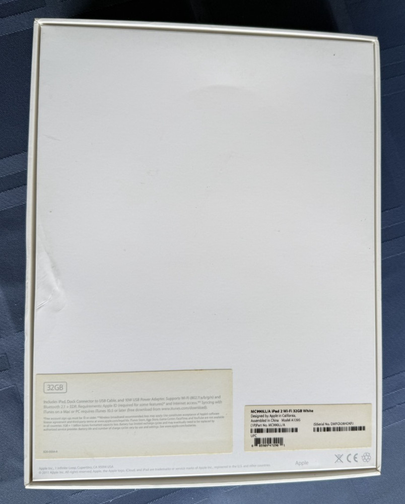 Lot of 4 Empty Apple iPad Boxes
