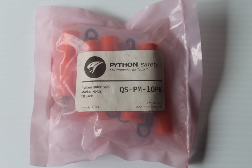 Python Safety QS-PM-10PK Quick Spin Adaptor - Permanent Marker Holder - 10 pk