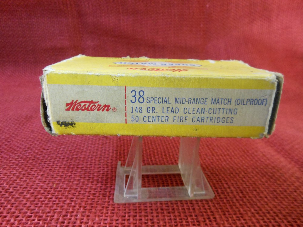 2 Empty WESTERN Cartridge Boxs, Both 38 Special, Collection, Decor