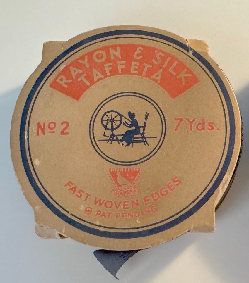 2 Vintage Seam Binding Twilled Tape