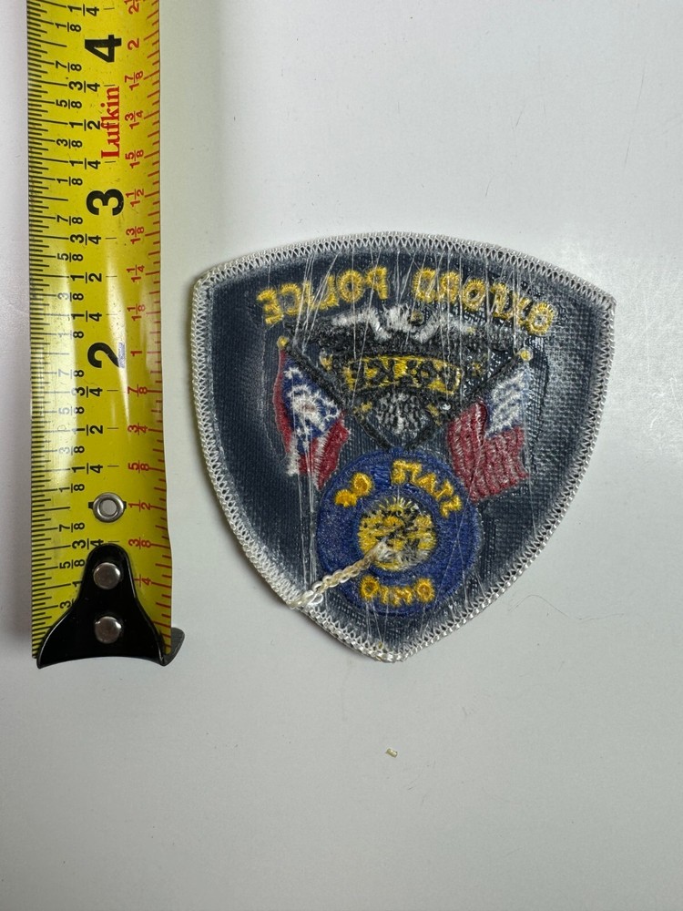3" Oxford Police Ohio OH Patch