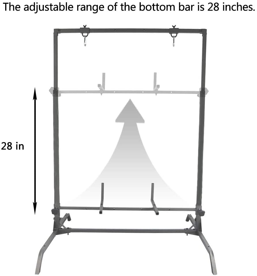 Archery Target Stand for Bag Targets Block Cube Foam - Larger Range - Multi-Func