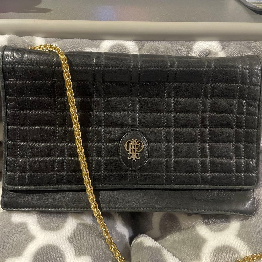 Emilio Pucci Shoulder Bag Chain Black