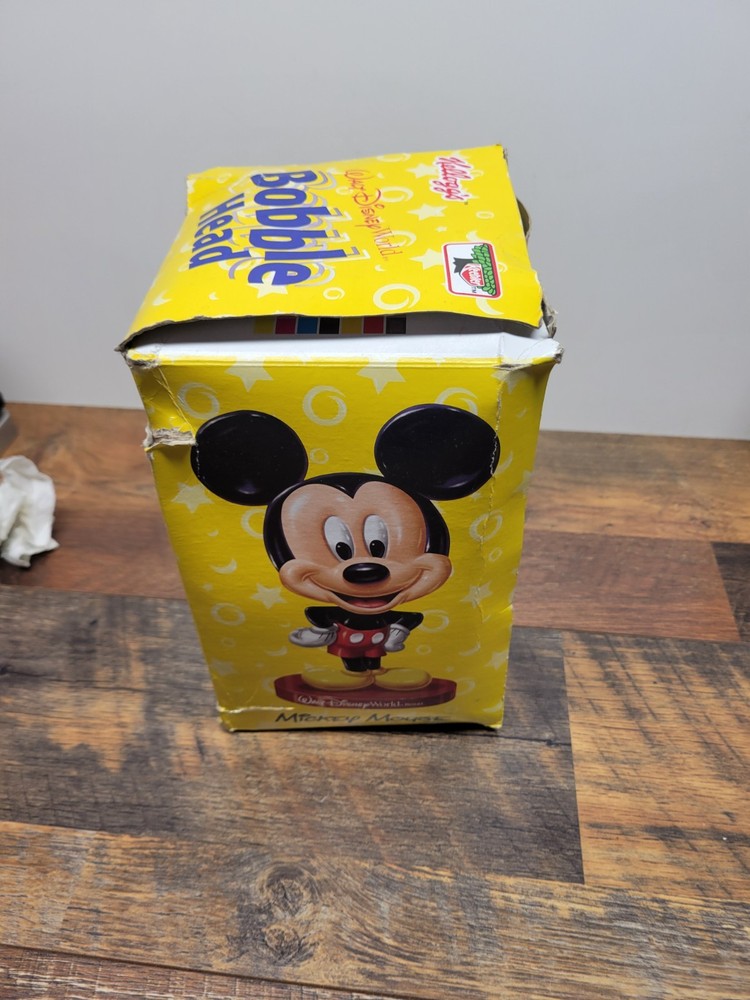 WALT DISNEY WORLD RESORT Mickey Mouse Bobble Head Kellog's 8”