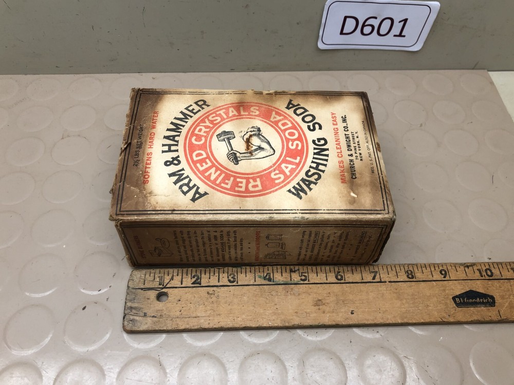Vintage Arm & Hammer Washing Soda - Empty Box