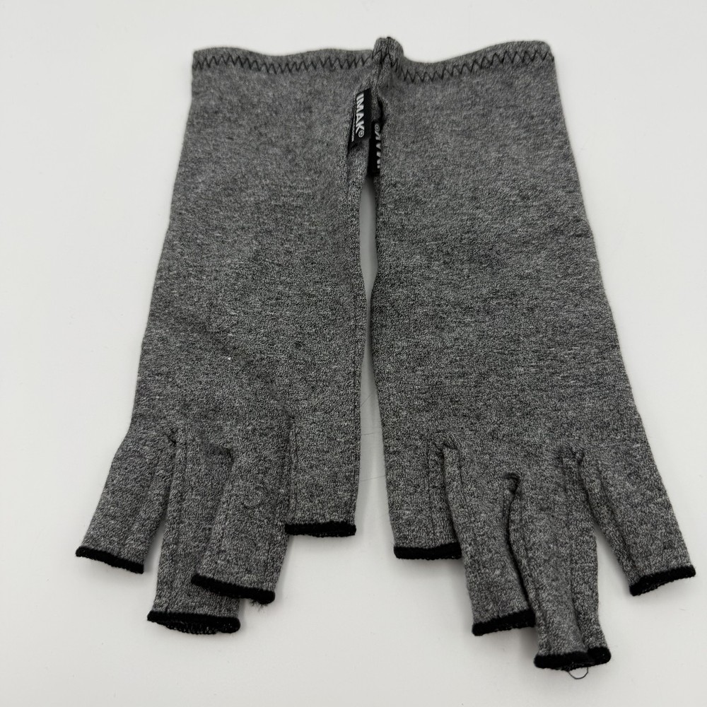 IMAK Arthritis Compression Gloves Medium Fingerless Pain Relief Support - Open