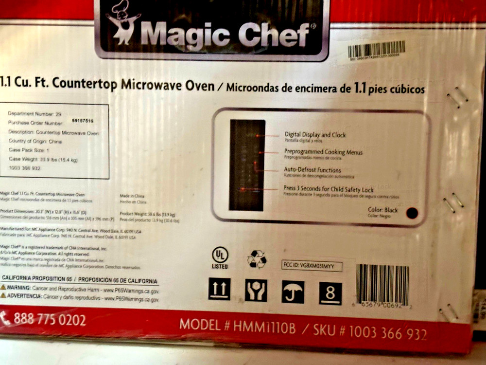 Magic Chef Microwave