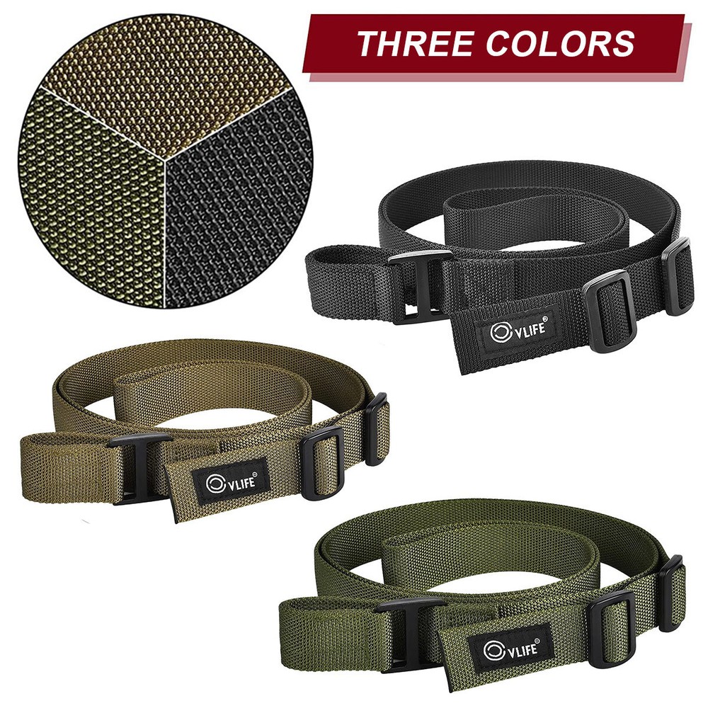 1.25" Wide Rifle Gun Sling Nylon Webbing Strap Adjustable 2-Points w/ Fast Loop
