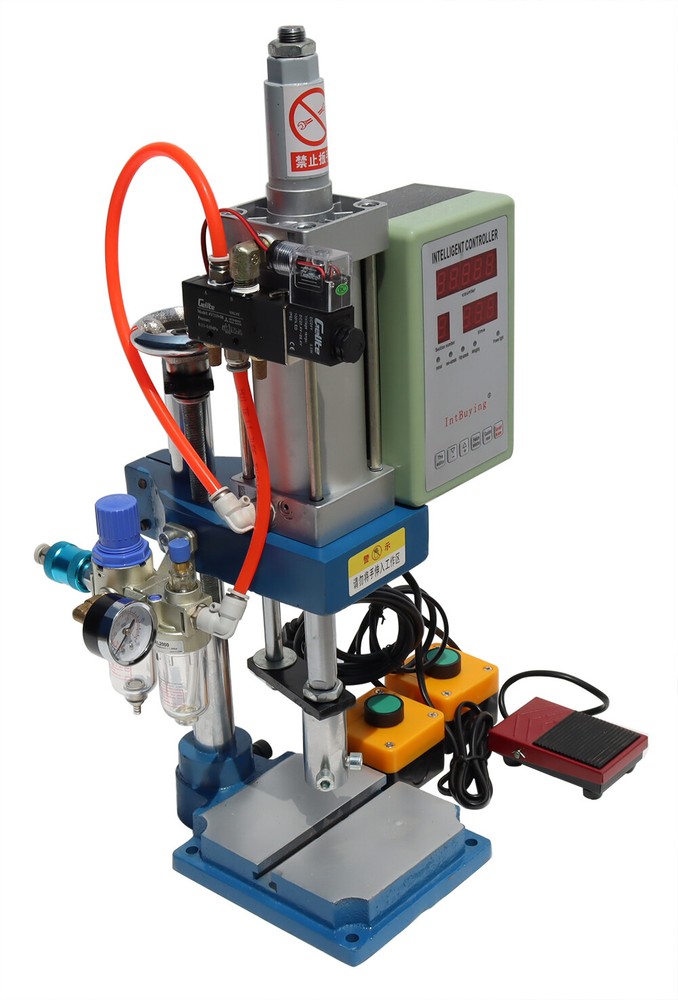 TECHTONGDA 110V 440Lb/200kg Pneumatic Punch Machine with Display Controller