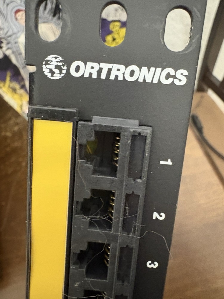 Ortronics Cat6 24-Port Patch Panel T568B Missing 13-18 Rack Mount
