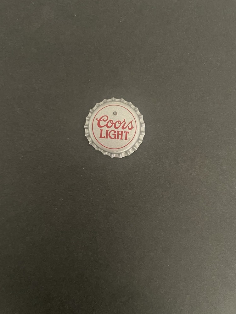 Coors Light Bottle Cap, Vintage, Light Works!
