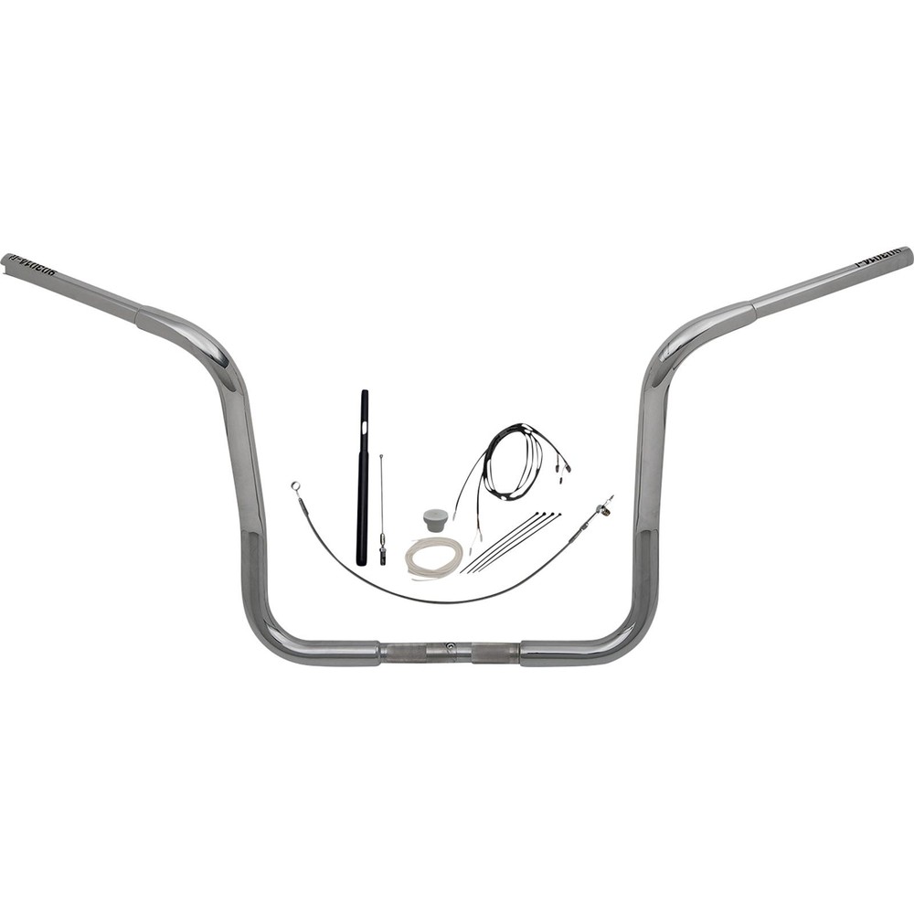 Fat Baggers Handlebar Kit - Rounded Top - 14" - Chrome 919414