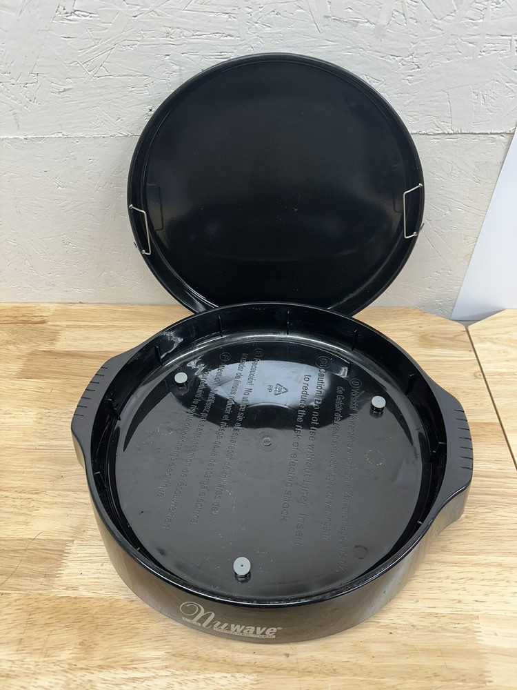 NuWave Pro Oven Black / Silver Replacement Parts Bottom Base Pan / Drip Tray