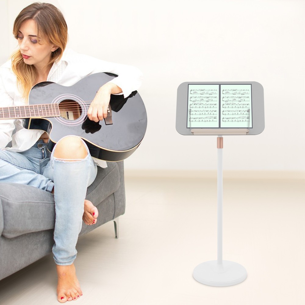 Floor Lectern Podium Stand for Speech Presentation Adjustable Height for Laptop