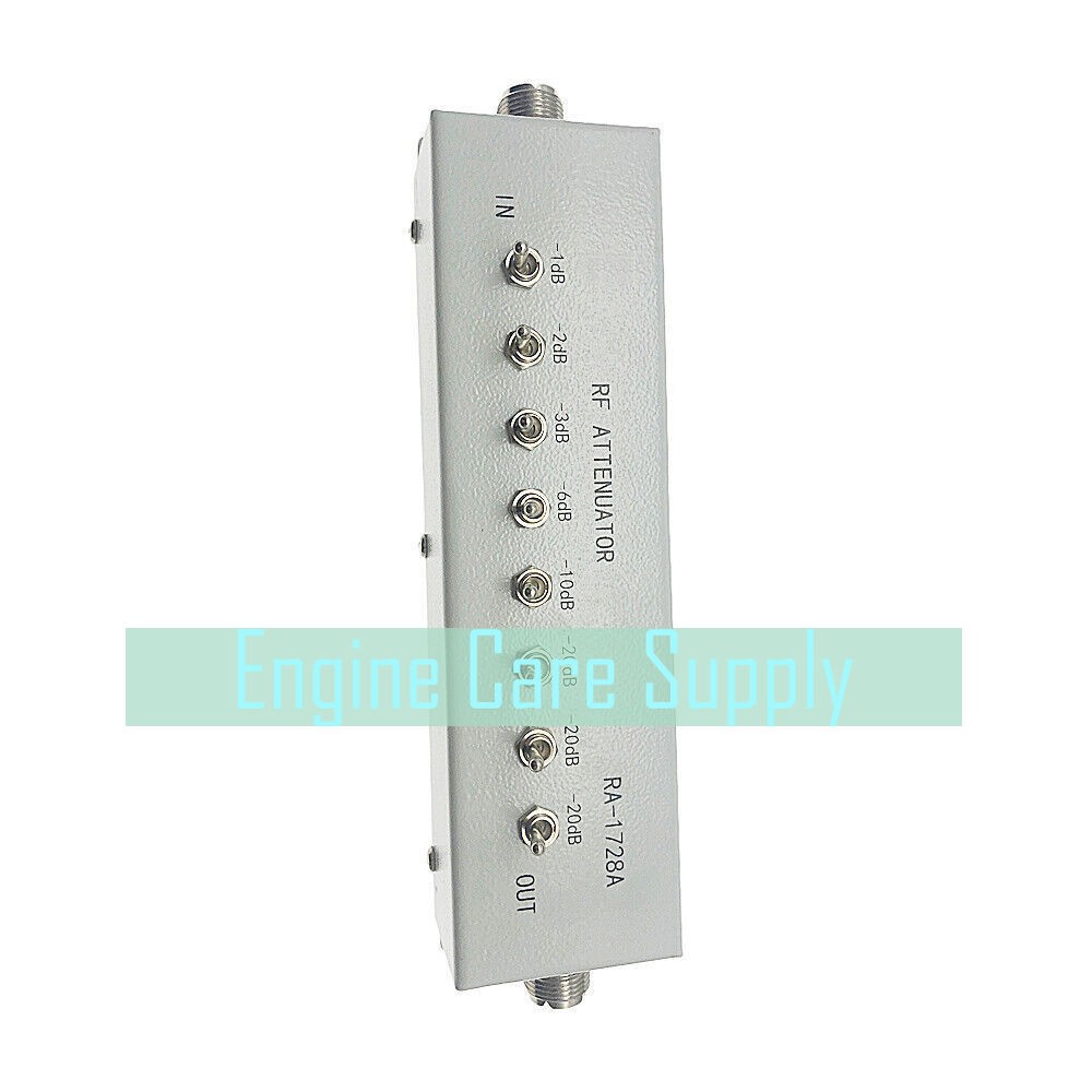 1Pcs New 0 - 82DB VARIABLE/ STEP ATTENUATOR 50 OHM for Radio Transmitter