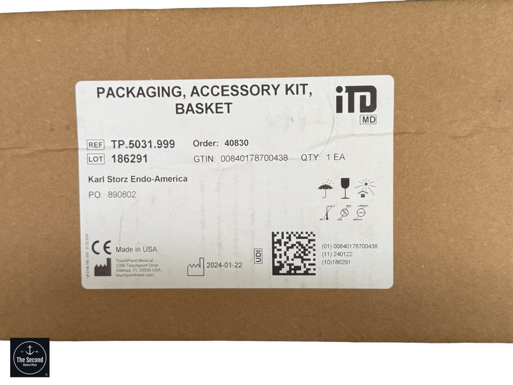 Karl Storz TP.5031.999 Packaging, Accessory Kit, Basket