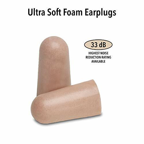 Ultra Soft Foam Earplugs, 50 Pair - 33dB Highest NRR,Comfortable Ear Plugs
