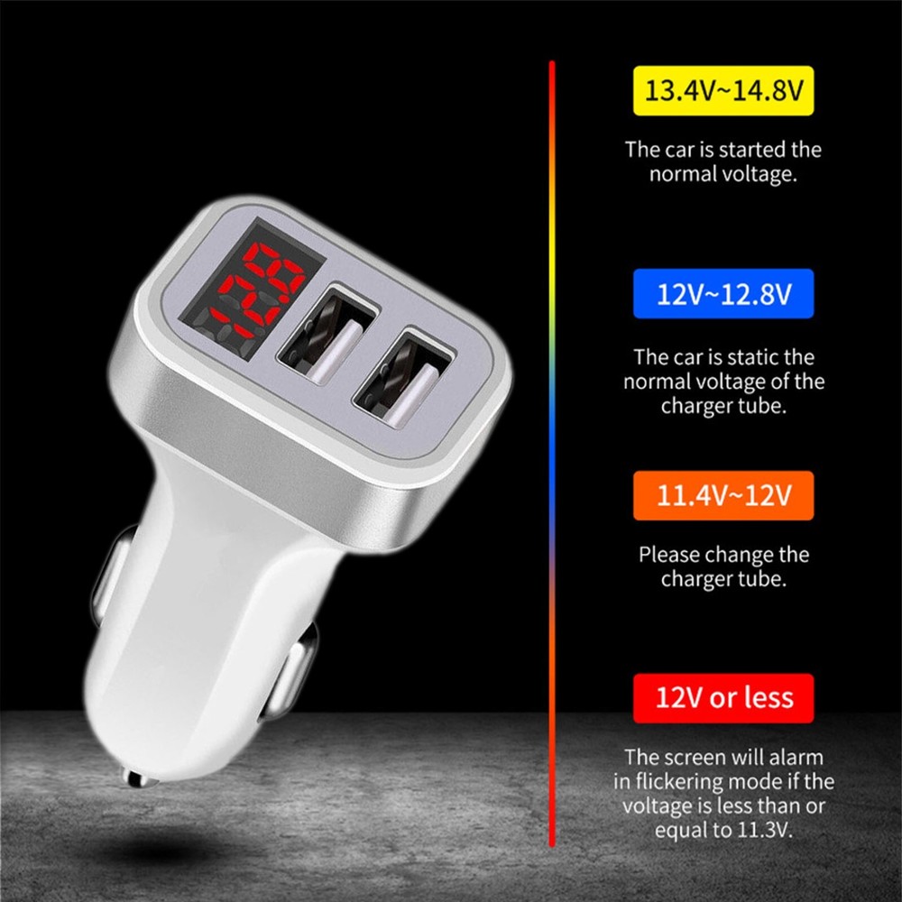 12V Digital LED Display Voltmeter Voltage Gauge Panel Meter Car Motorcycle