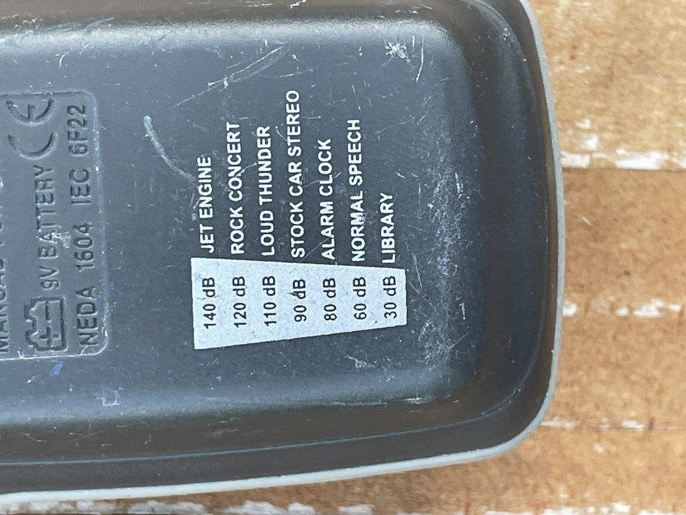 Scosche SPL 1000 DB Decible Meter 140 Max DB