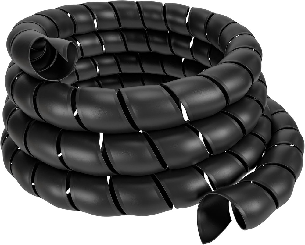 Hydraulic Hose Protector, 2" OD X 10' Length Spiral Wrap