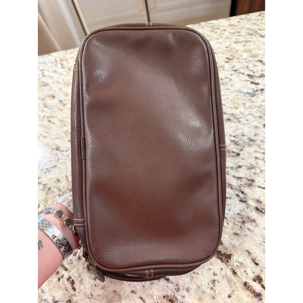 Vintage Fossil Leather Dopp Kit