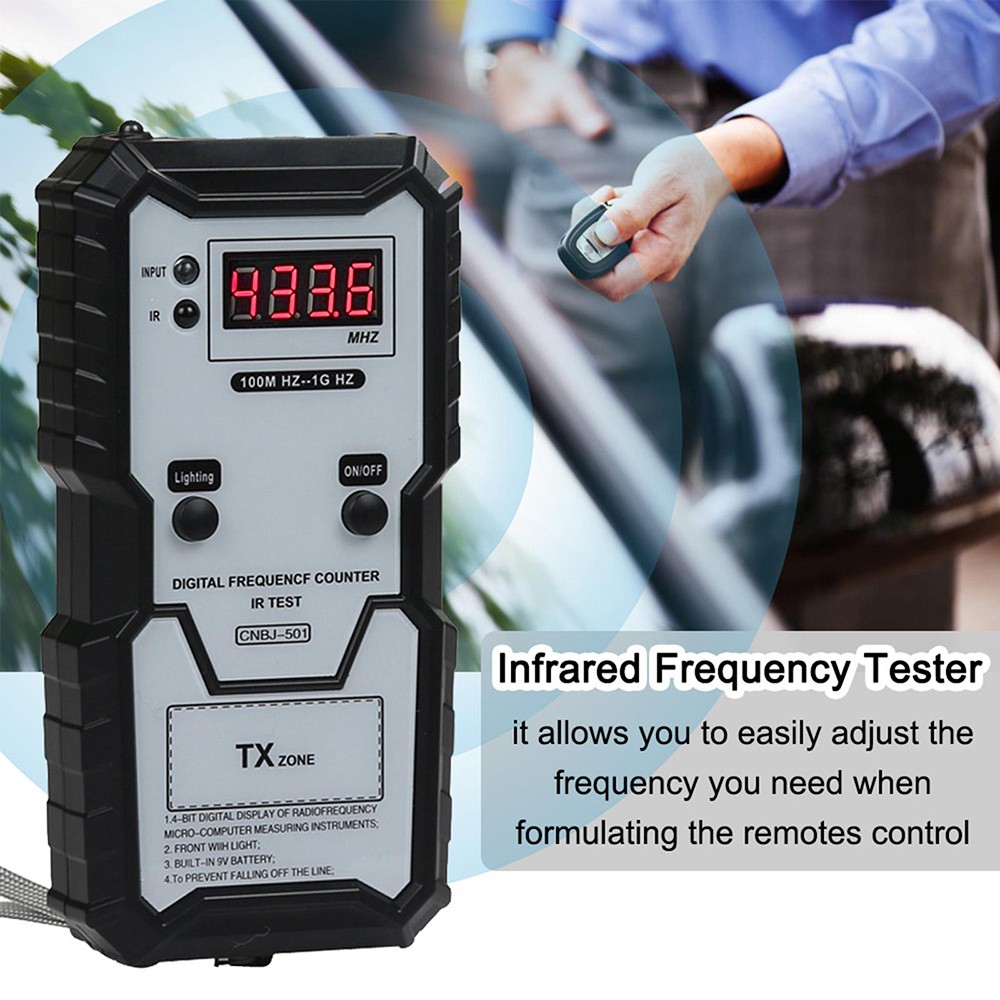 Wireless Remote Control Frequency Tester for Car Keys Infrared Testing Device