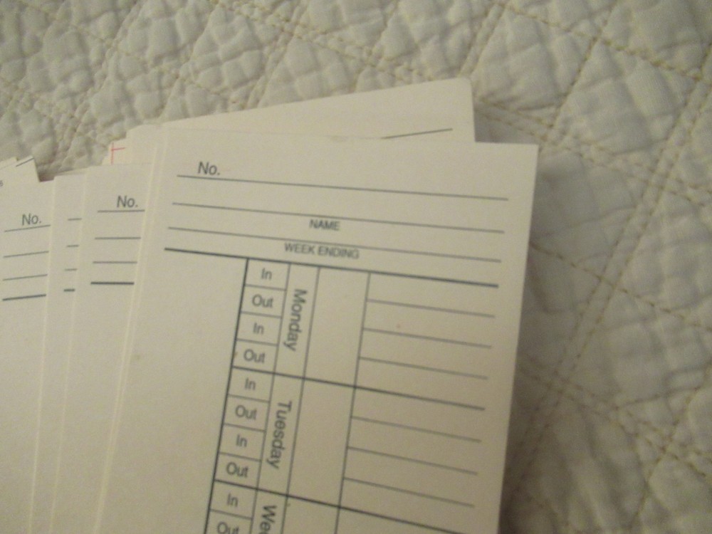 Adams 9660 Time Cards (90 Count)