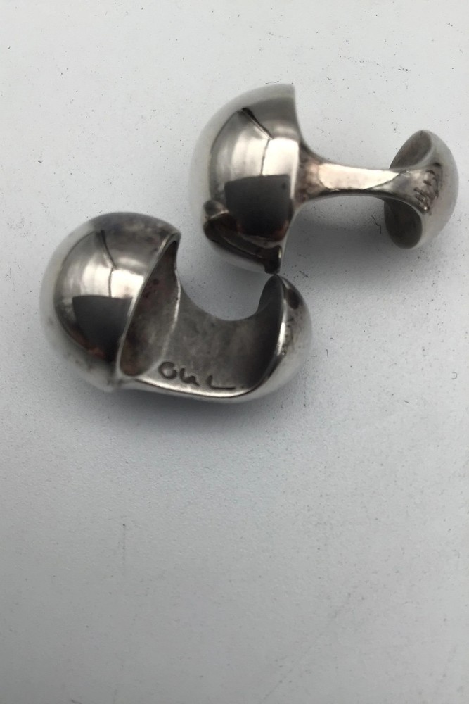Ole Lynggaard Sterling Silver Cufflinks (Smiley)