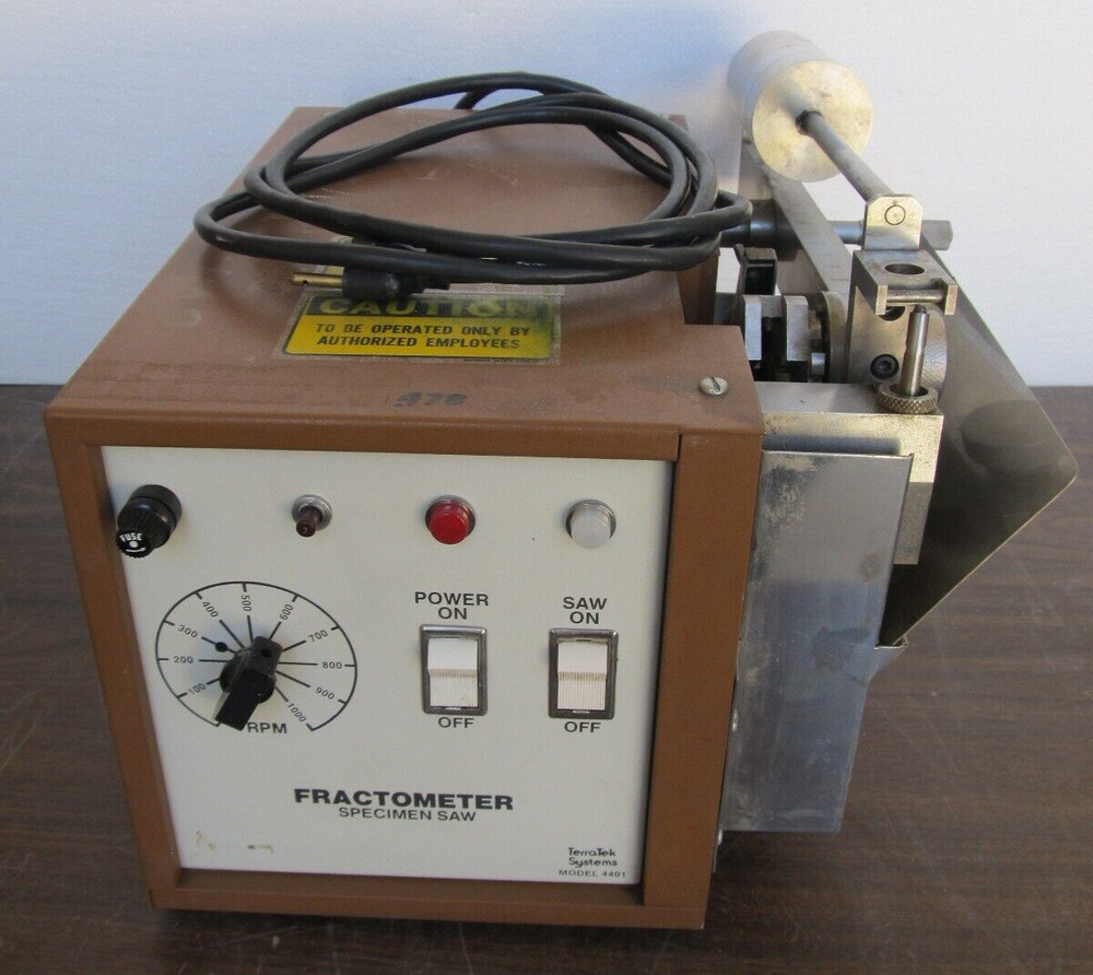 TerraTek Systems 4401 FRACTOMETER SPECIMEN SAW