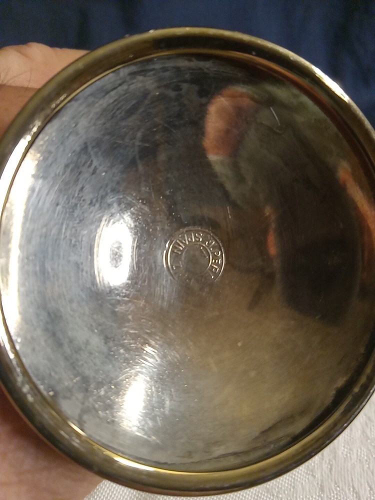 J Perez Ruiz Silver-plate Goblet Made In Spain