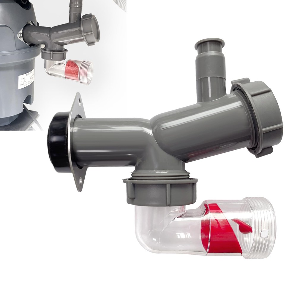 Garbage Disposal Drain Elbow Replacement Kit Includes 1.5" Trap, Flange, Gask...
