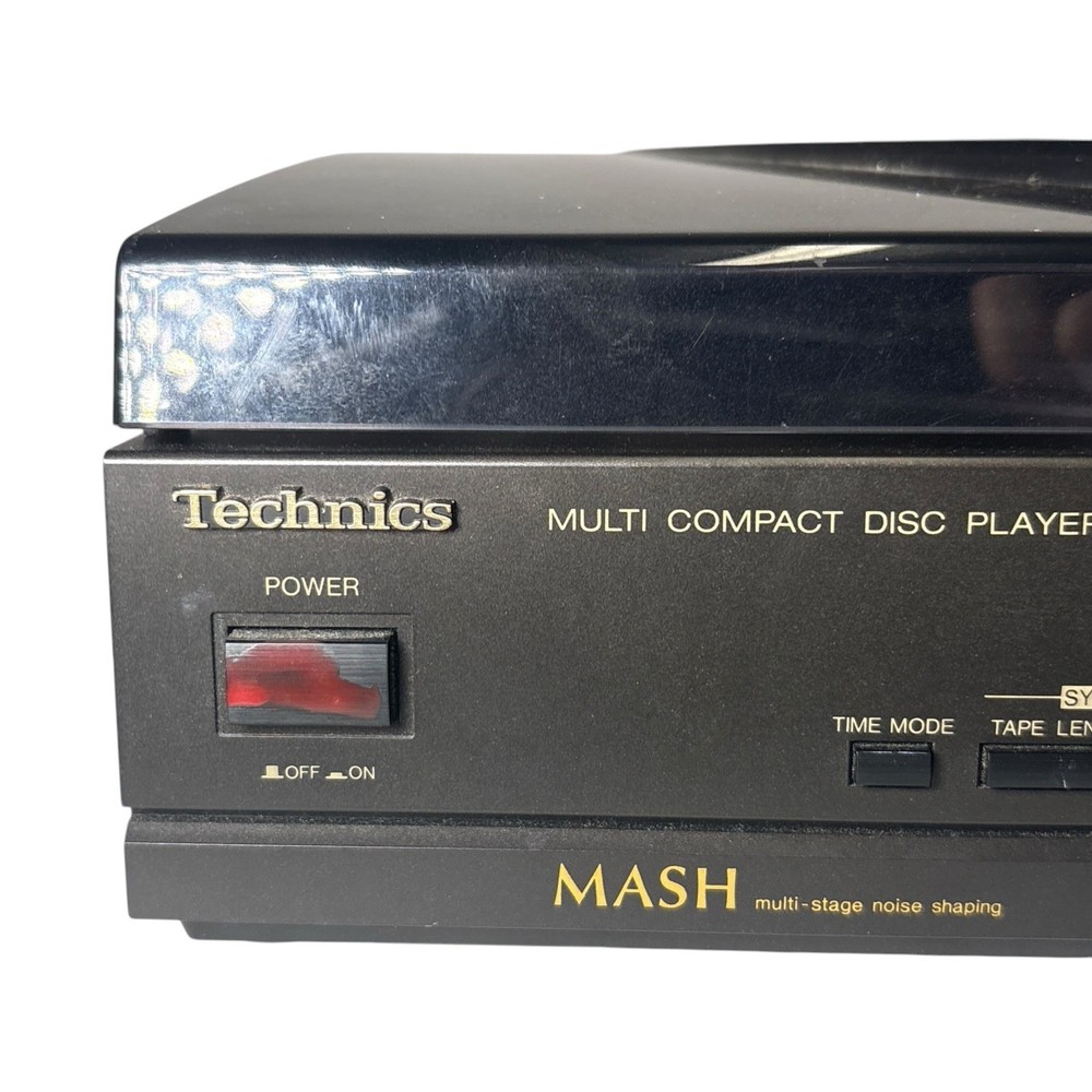 Technics Model SL-PC505 Black Home Audio Multi-Compact Disc Player 1991