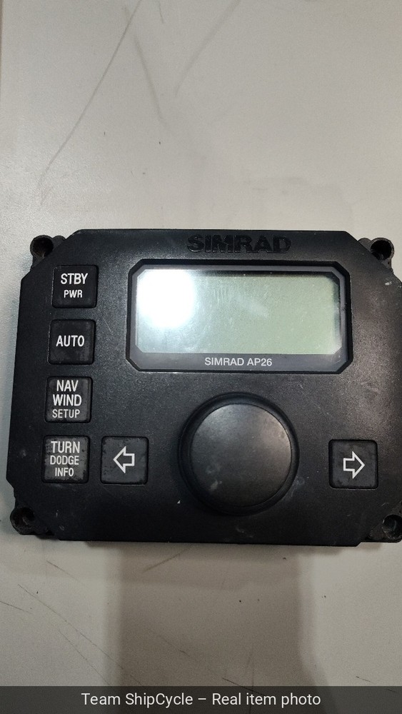 Simrad AP26 Autopilot Control Head LCD Fully G2U DAMAGED NOT WORKING