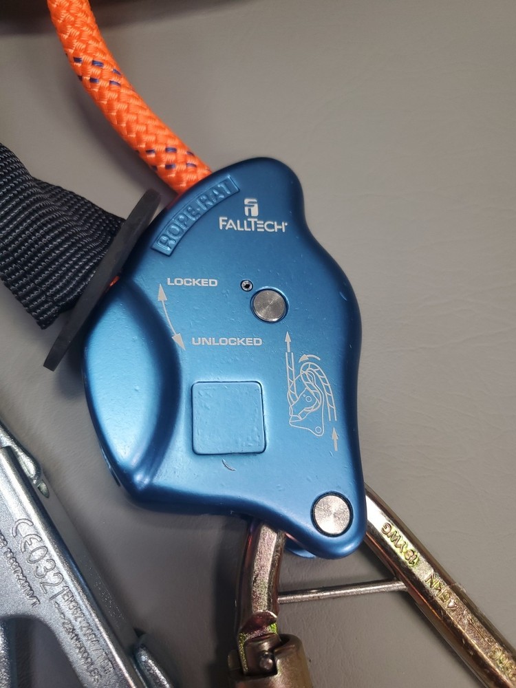 Falltech Tower Climber 6.5' Adjustable Positioning Lanyard Orange