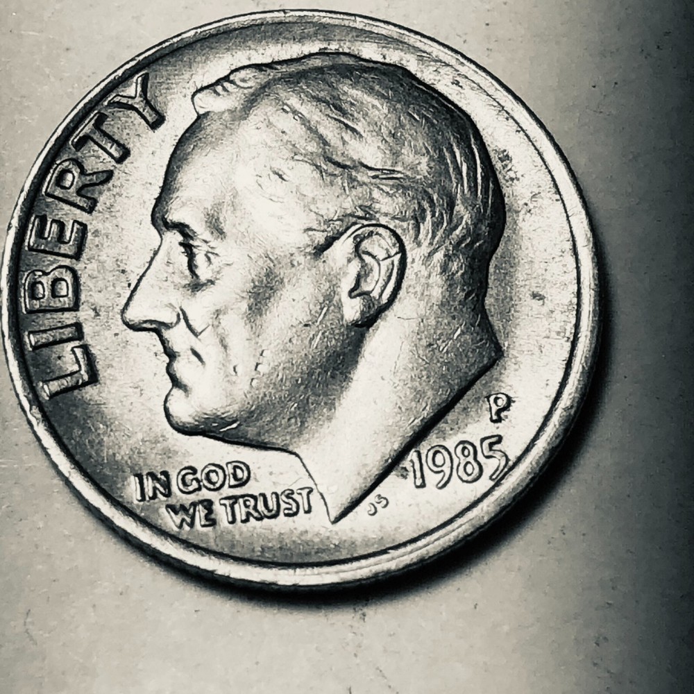 1985 p Roosevelt dime