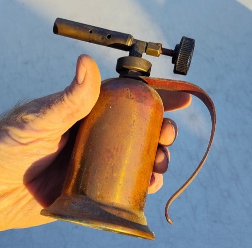 Vintage Brass Torch original Unrestored condition