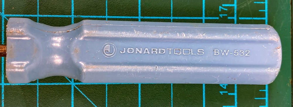Jonard Tools HEX Key Driver TR 5/32" 9.0" long Hollow Tip Screwdriver Handle