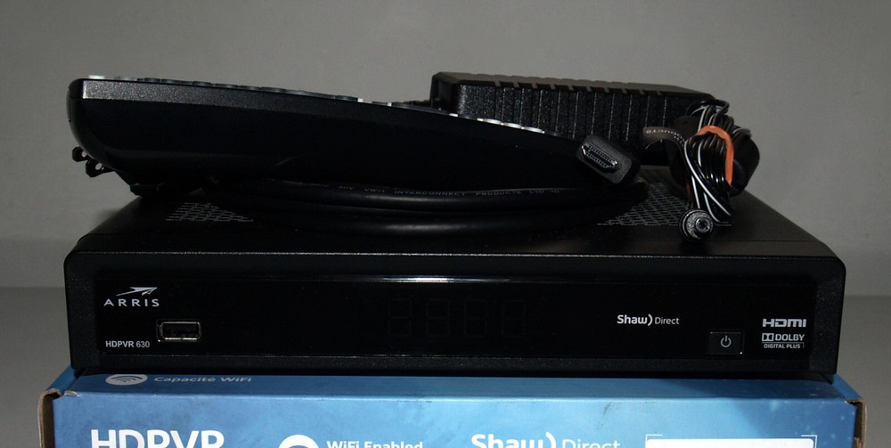 Shaw Direct Arris HDDSR600 SATELLITE RECEIVER Bundle