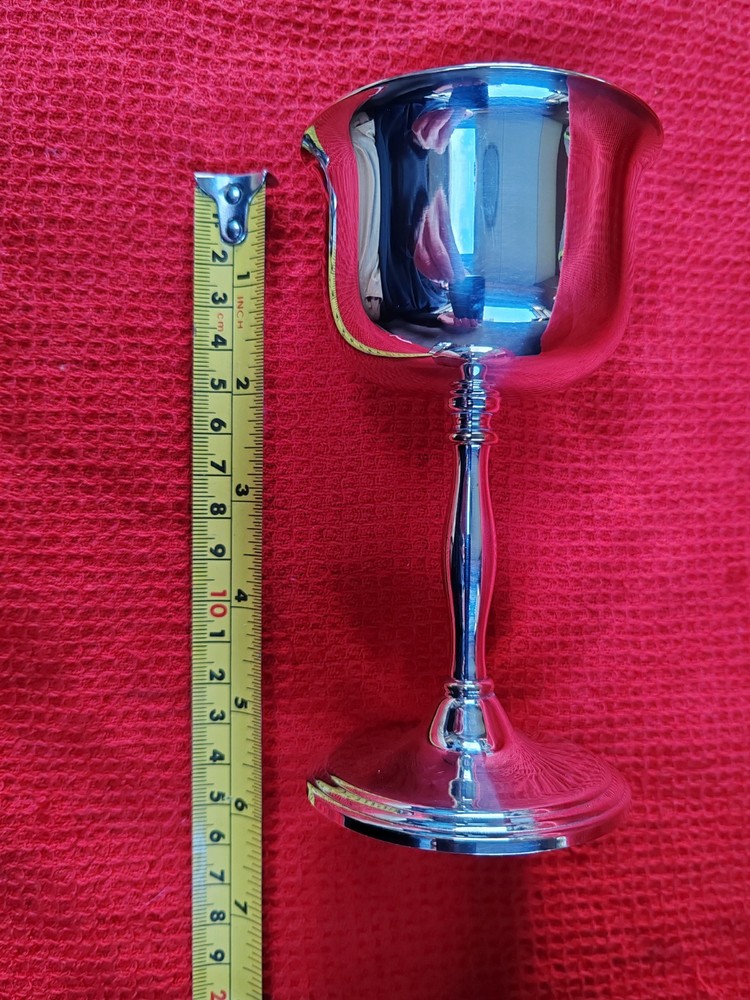 Silver Plate Goblet, By Cavalier
