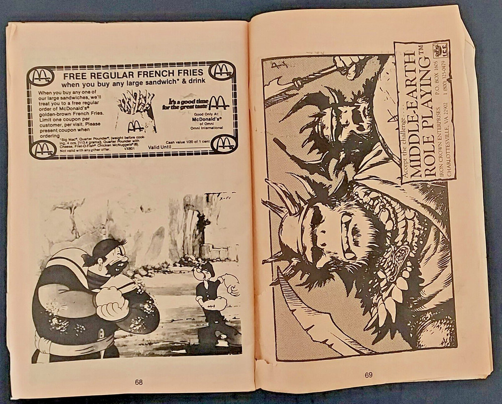 1986 Atlanta Fantasy Fair Program, Dorman Phillips cover