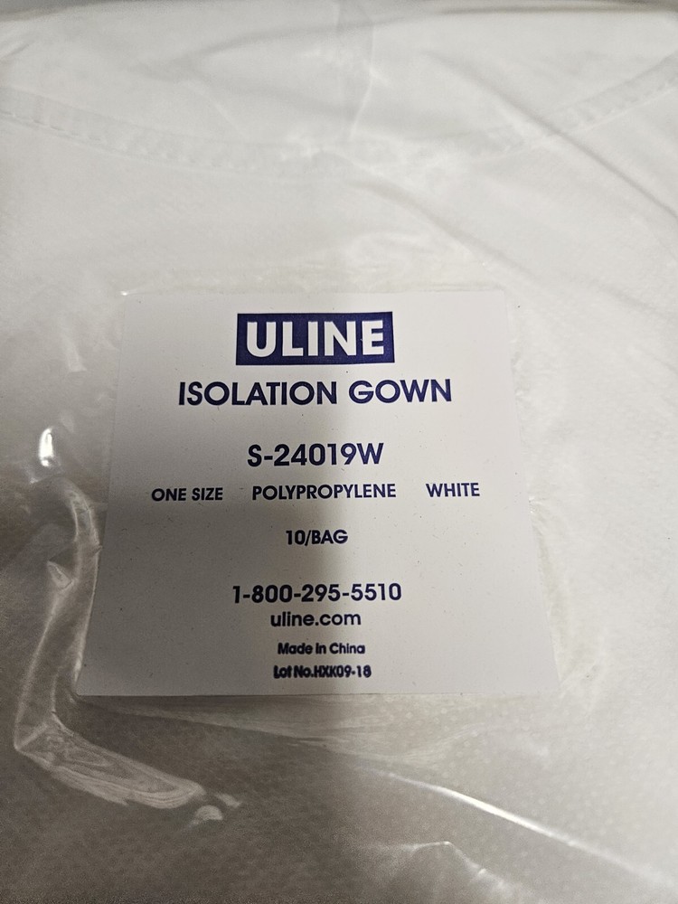 Isolation Gown (S-24019W) -10 per bag