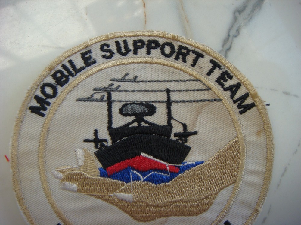 US NAVY MOBILE SUPPORT TEAM AT DA NANG, VIETNAM WAR PATCH